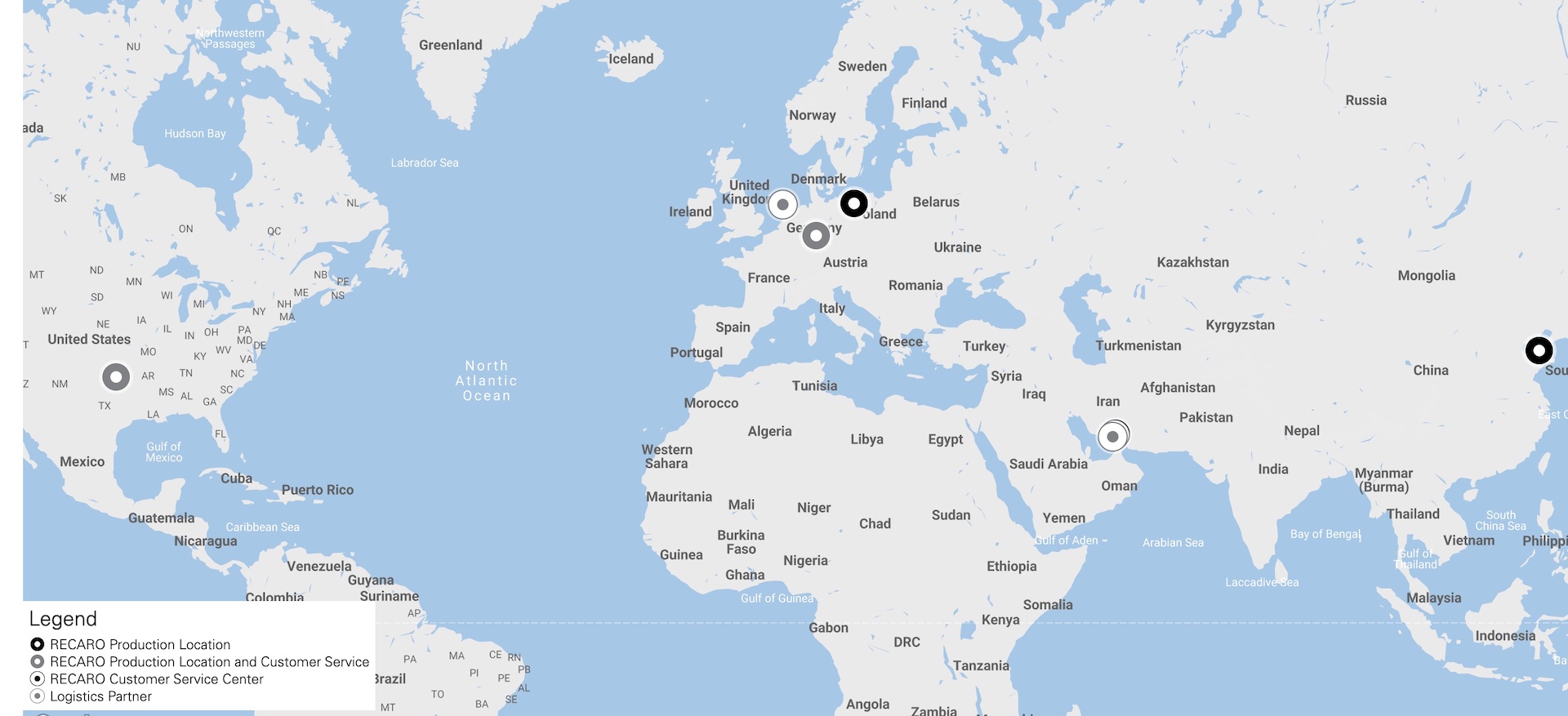 recaro-service-locations