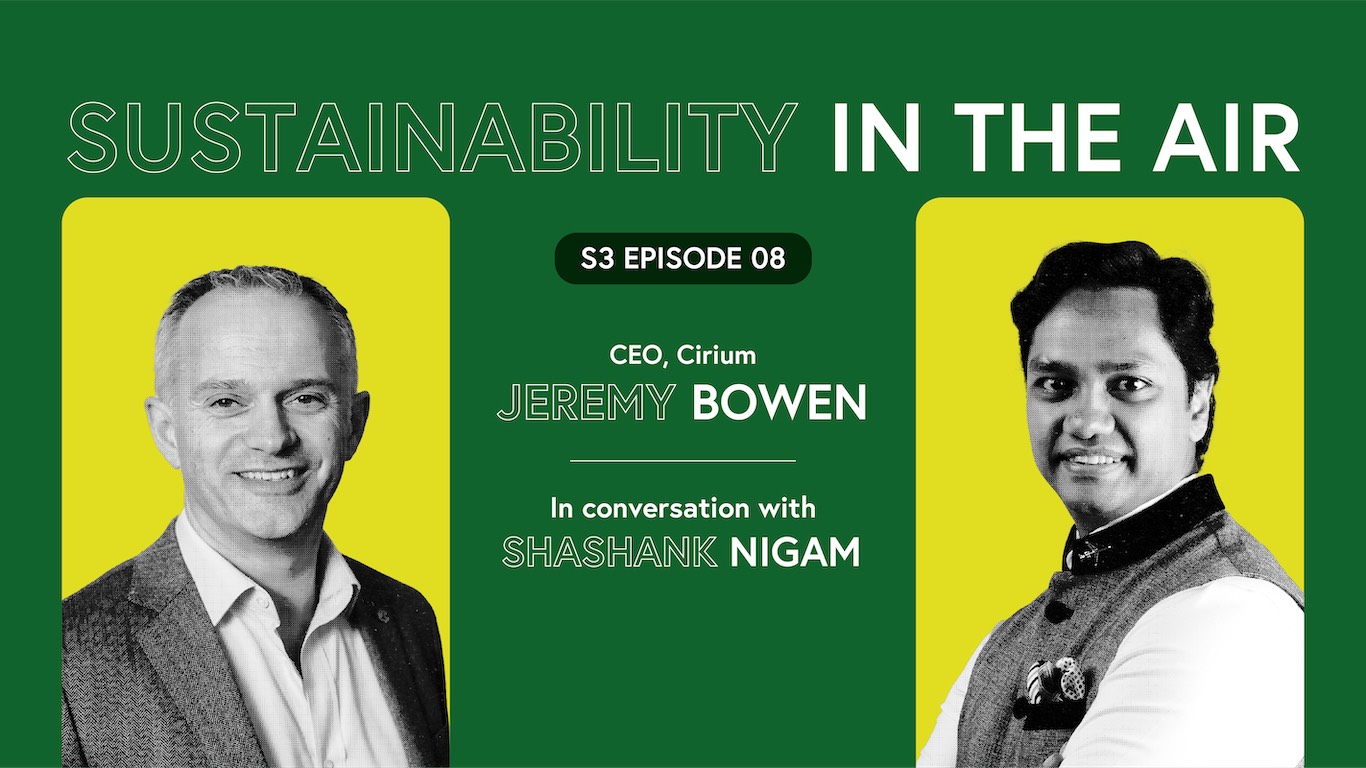 Jeremy Bowen, CEO of Cirium in conversation with Shashank Nigam
