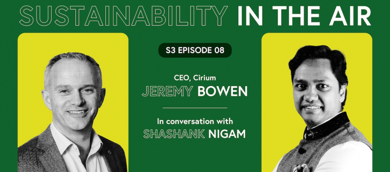 Jeremy Bowen, CEO of Cirium in conversation with Shashank Nigam